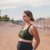 Go With The Flow Nursing Sports Bra - Evergreen - Senita Athletics