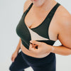 Go With The Flow Nursing Sports Bra - Evergreen - Senita Athletics