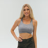 Go With The Flow Nursing Sports Bra - Heathered Gray - Senita Athletics