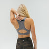 Go With The Flow Nursing Sports Bra - Heathered Gray - Senita Athletics