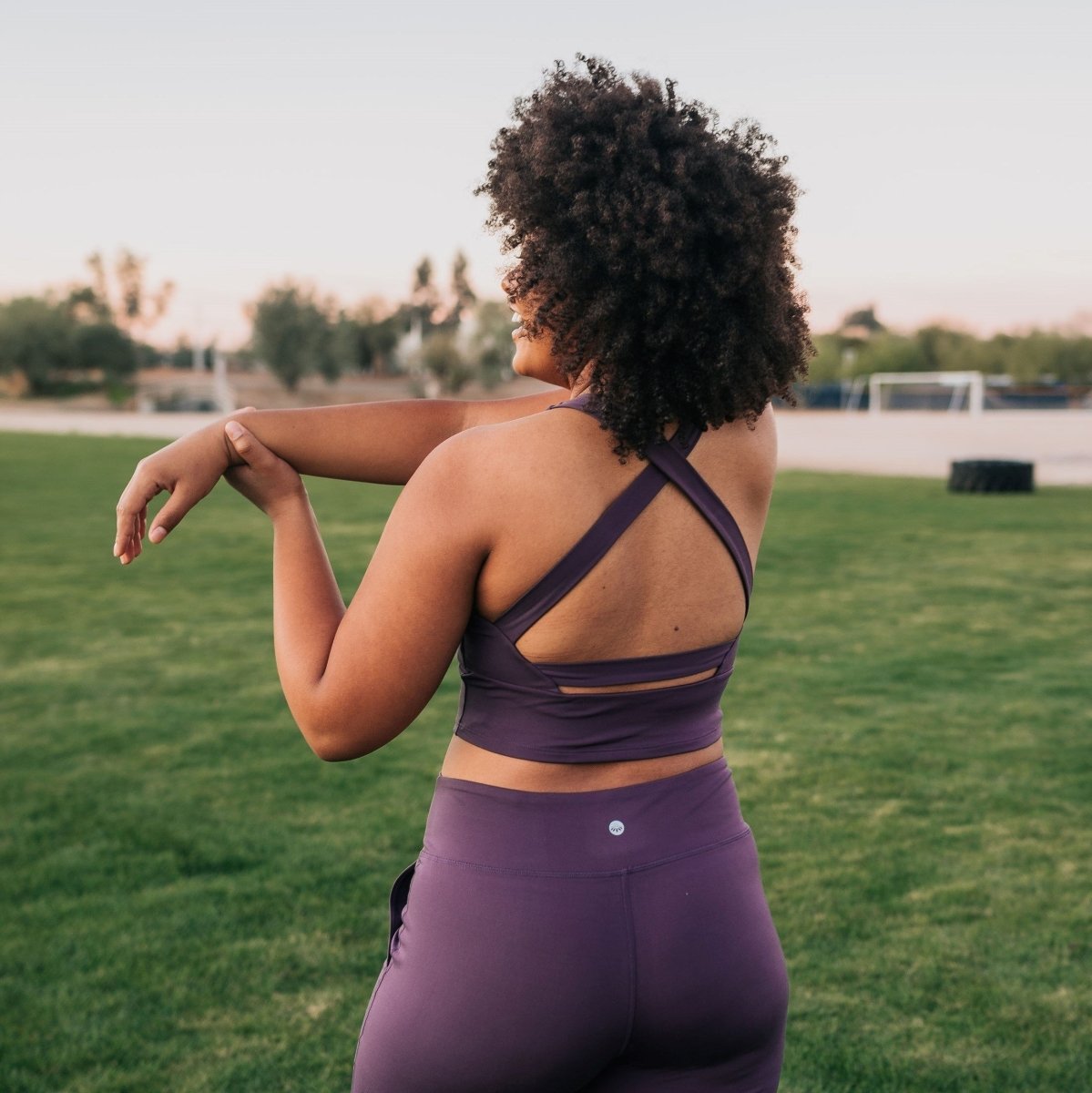 Harmony Crop Top - Eggplant - Senita Athletics