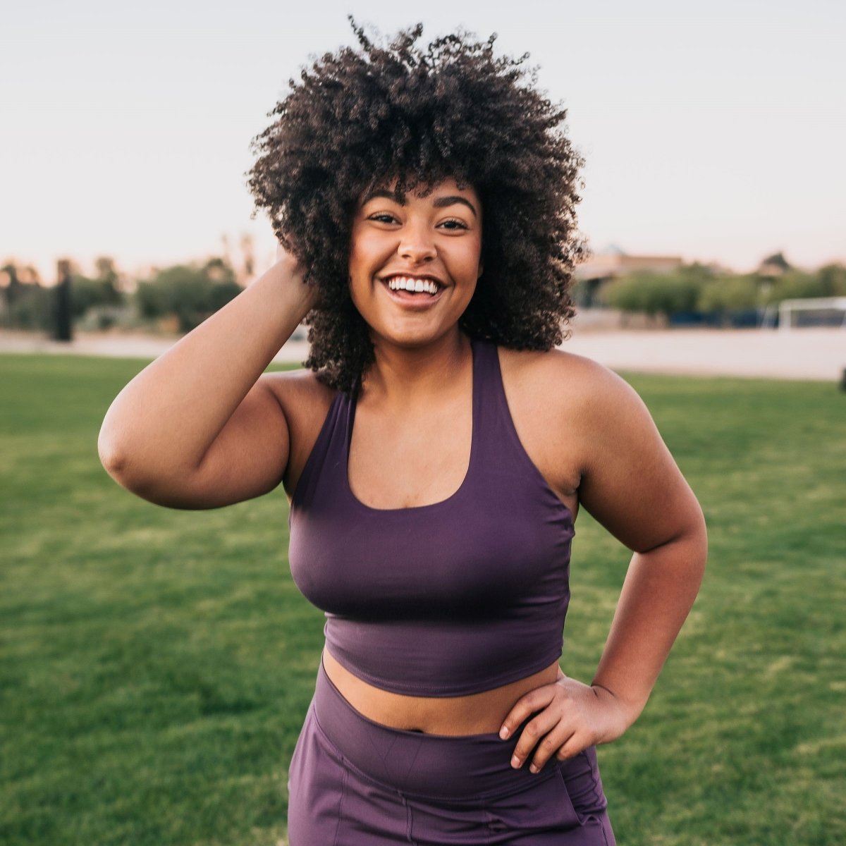 Harmony Crop Top - Eggplant - Senita Athletics