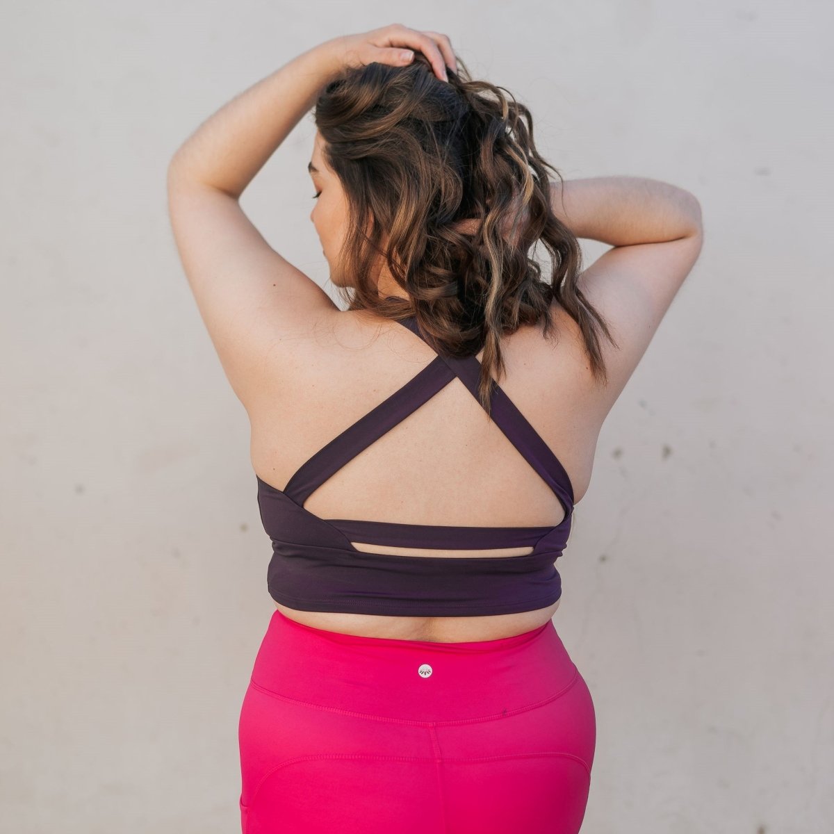 Harmony Crop Top - Eggplant - Senita Athletics