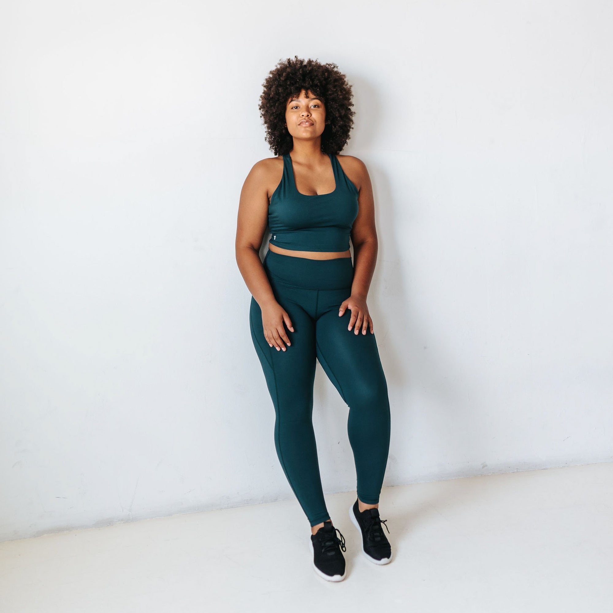 Harmony Crop Top - Pacific - Senita Athletics