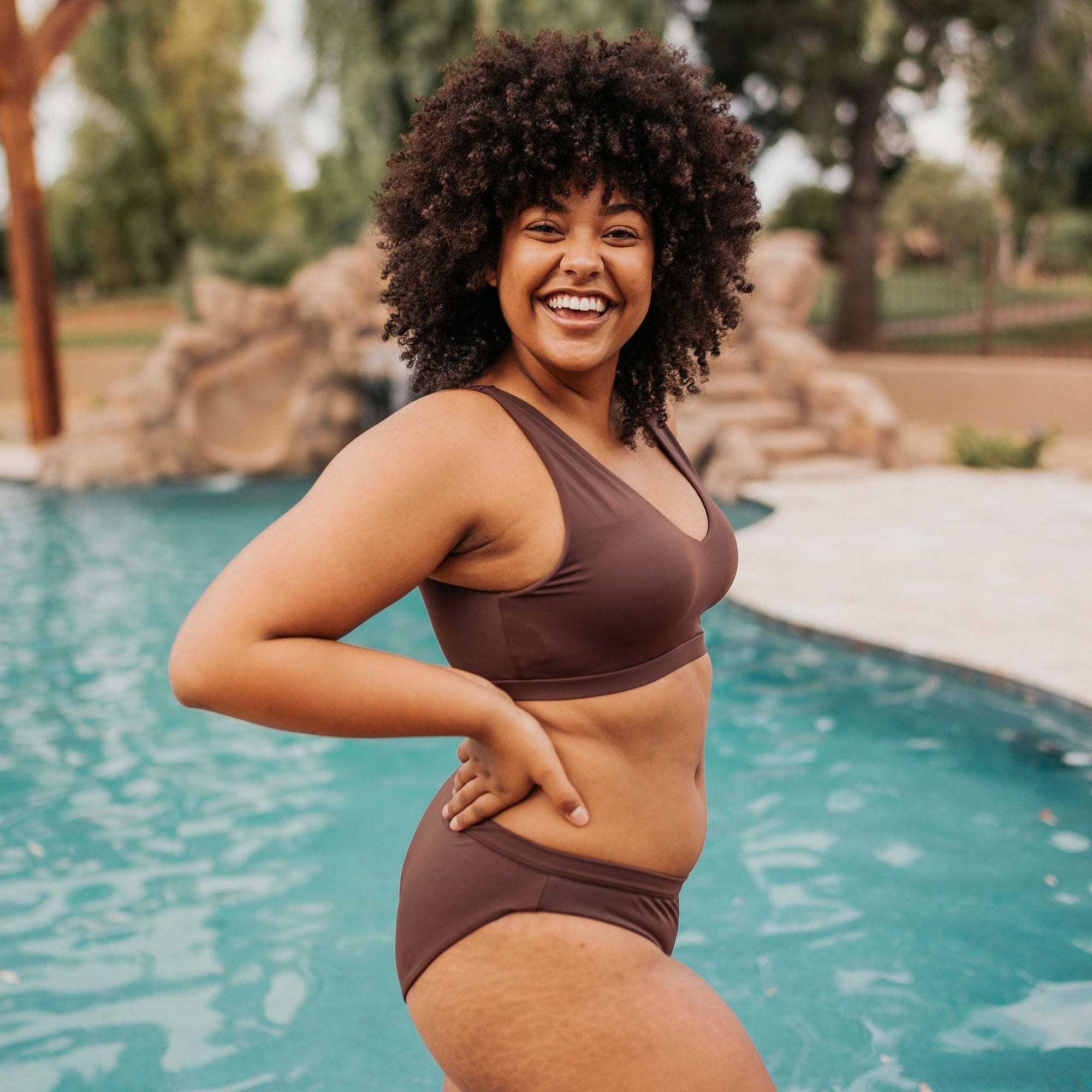 Havasu Bikini Top - Fossil - Senita Athletics
