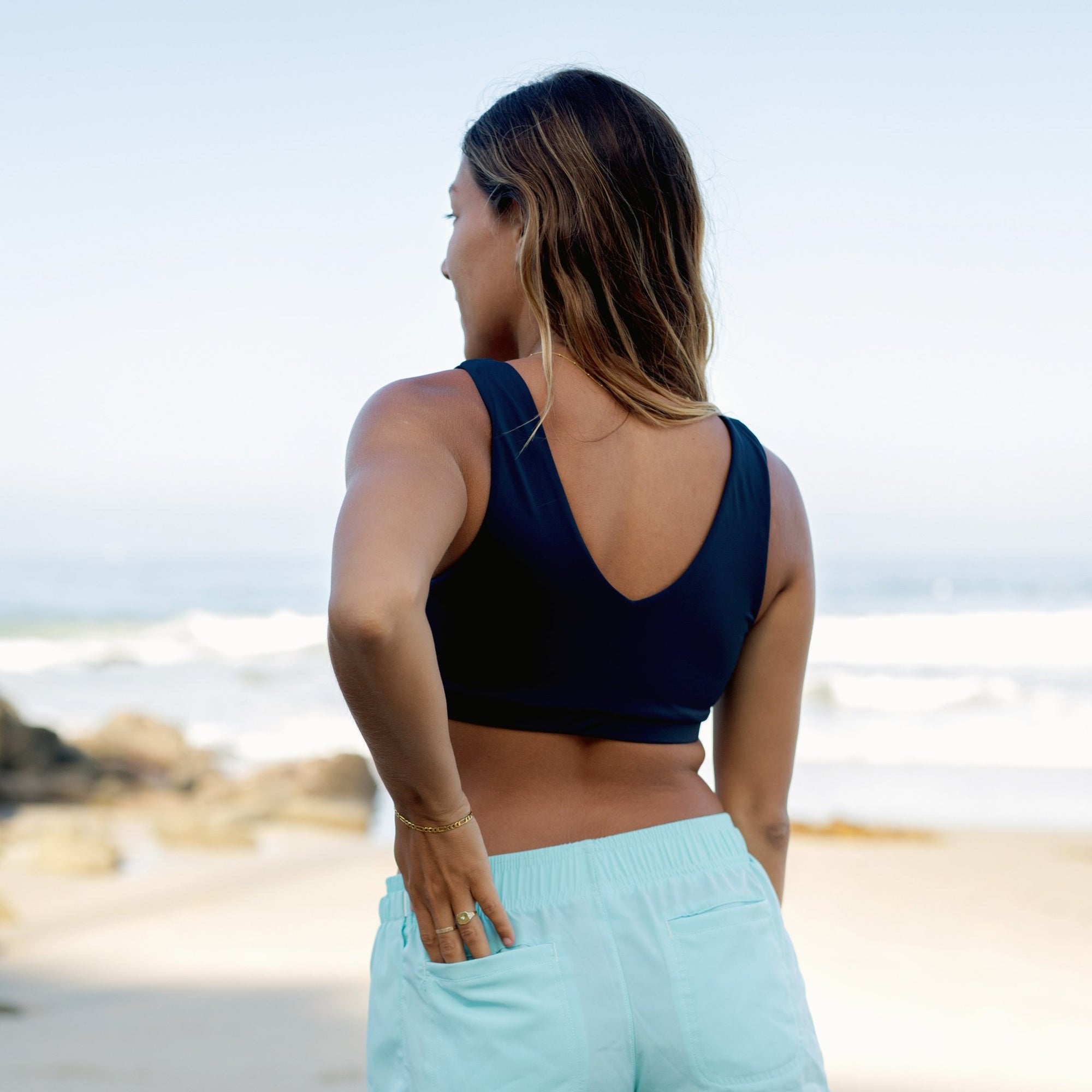 Havasu Bikini Top - Navy - Senita Athletics