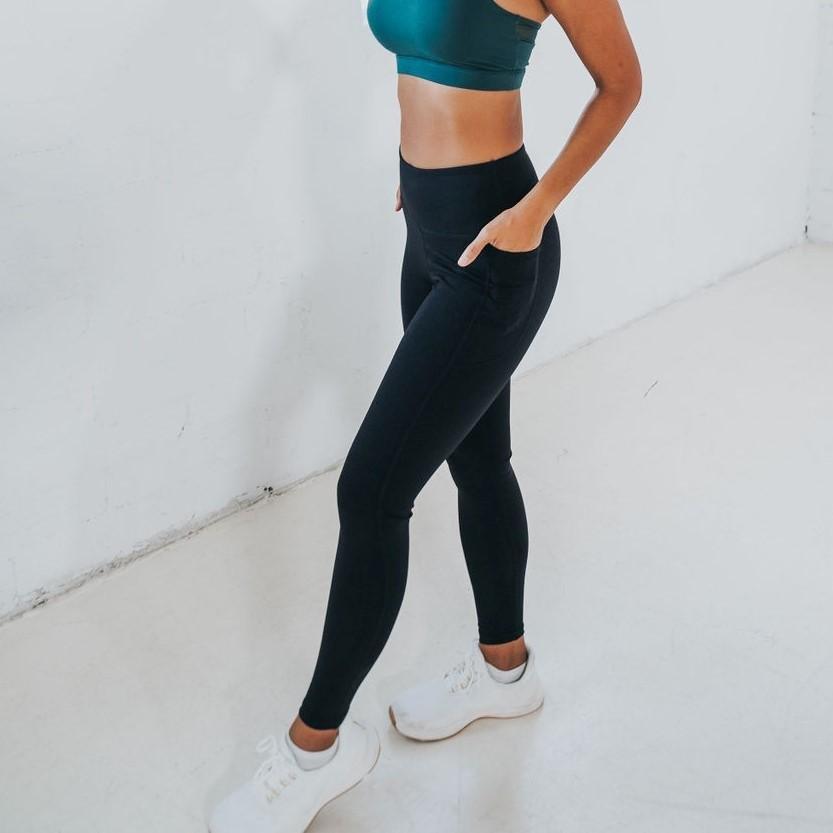 High Rise Pants - Black - Senita Athletics
