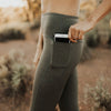 High Rise Pants - Gray - Senita Athletics