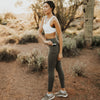 High Rise Pants - Gray - Senita Athletics