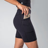 High Waisted Rio Shorts (7 in. inseam) - Black - Senita Athletics