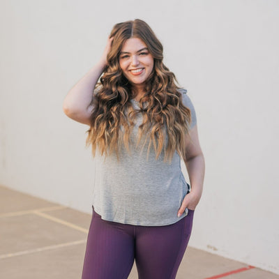 It's A Breeze Tee -Heathered Gray - Senita Athletics
