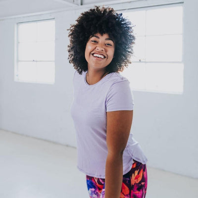It's A Breeze Tee - Lavender - Senita Athletics