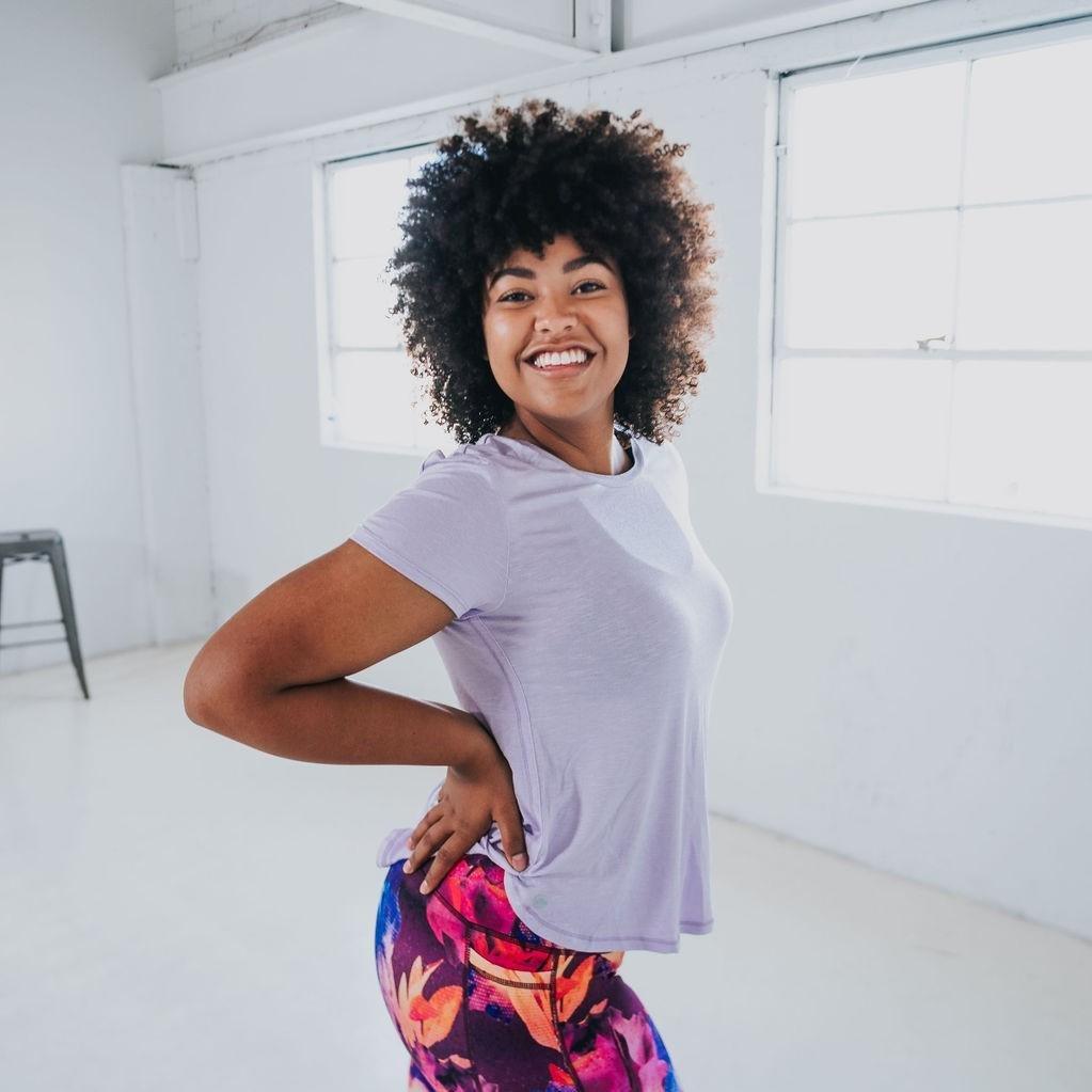 It's A Breeze Tee - Lavender - Senita Athletics