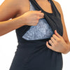 Let It Flow Nursing Tank - Black - Senita Athletics