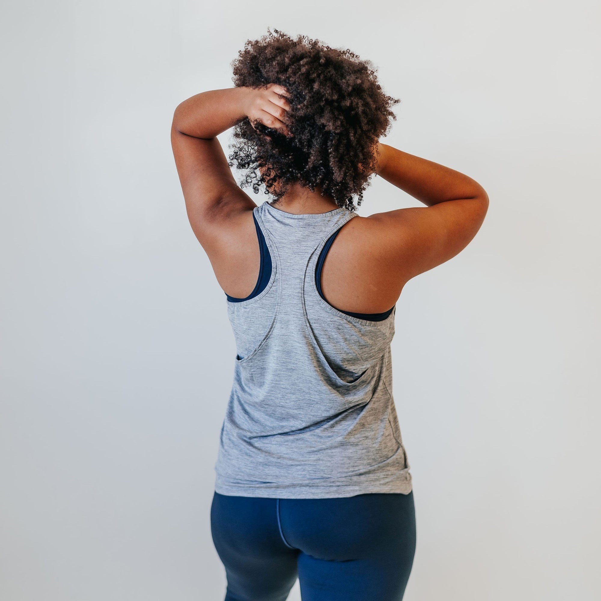 Let It Flow Nursing Tank - Gray - Senita Athletics