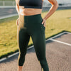 Lux Epic 7/8 Capris - Evergreen - Senita Athletics