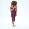 Lux Epic 7/8 Capris - Plum - Senita Athletics