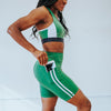 Lux High Waisted Rio Shorts (7 in. inseam) - Emerald - Senita Athletics