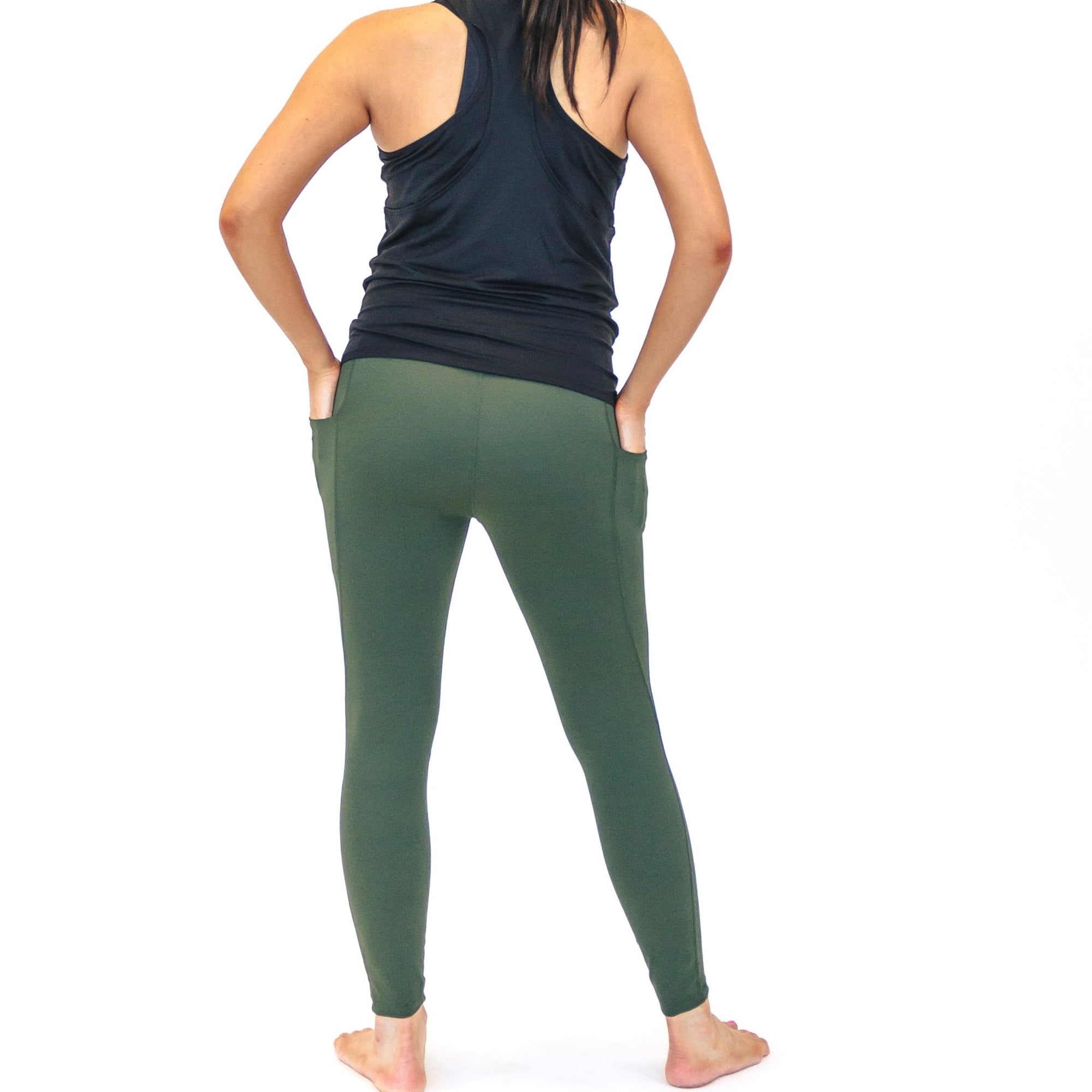 Lux Maternity Pants - Evergreen - Senita Athletics