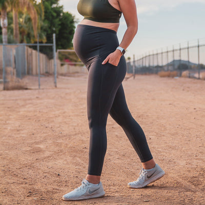 Lux Maternity Pants - Storm - Senita Athletics