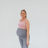 Mamacita Maternity Capris - Heathered Gray - Senita Athletics