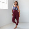 Mamacita Maternity Capris - Mulberry - Senita Athletics