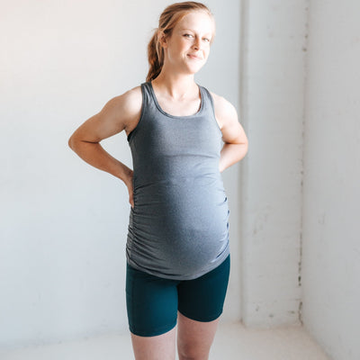 Maternity Rio Shorts (5 in. inseam) - Ponderosa - Senita Athletics