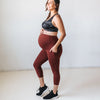 Maternity Skin Capris - Bronze - Senita Athletics