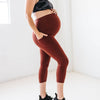 Maternity Skin Capris - Bronze - Senita Athletics