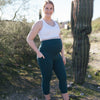 Maternity Skin Capris - Pacific - Senita Athletics