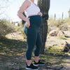 Maternity Skin Capris - Pacific - Senita Athletics