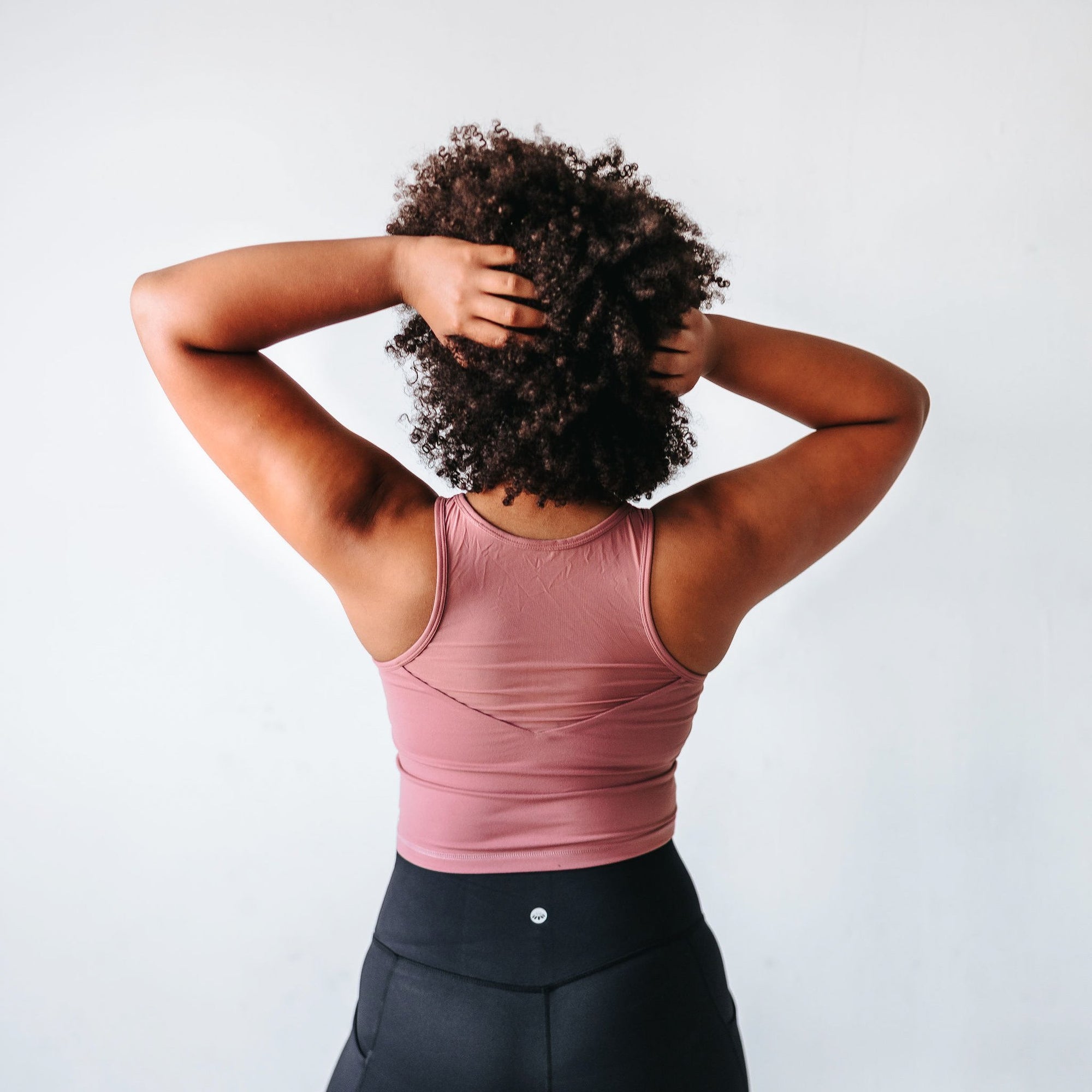 Mesh Crop Top - Mauvelous - Senita Athletics