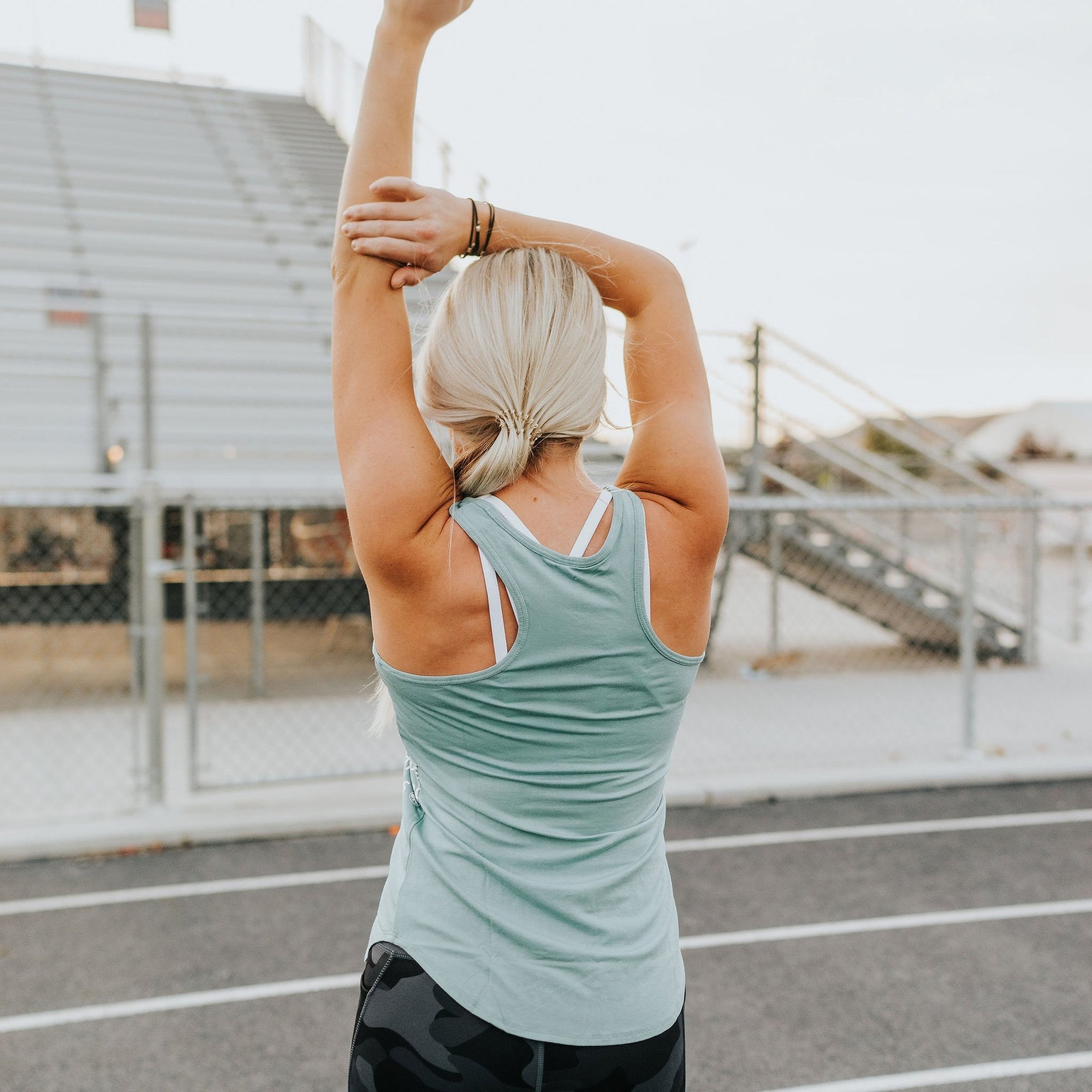 Motivate Tank - Blue - Senita Athletics