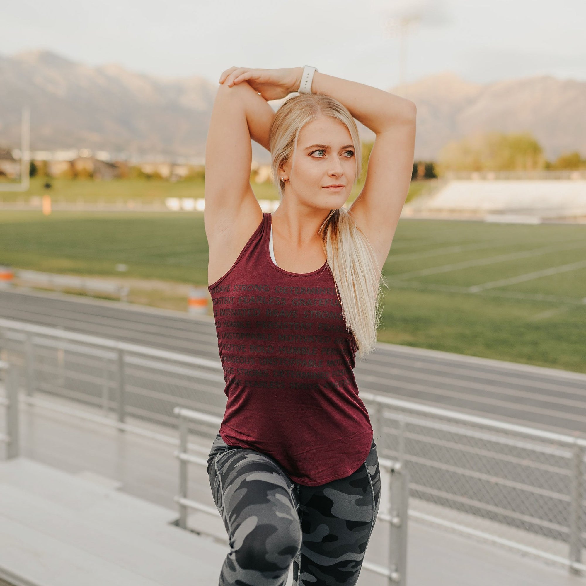 Motivate Tank - Purple - Senita Athletics