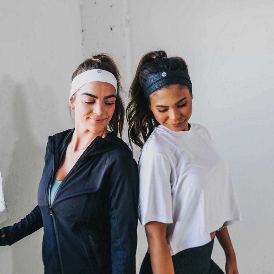 No-Slip Headband - White - Senita Athletics