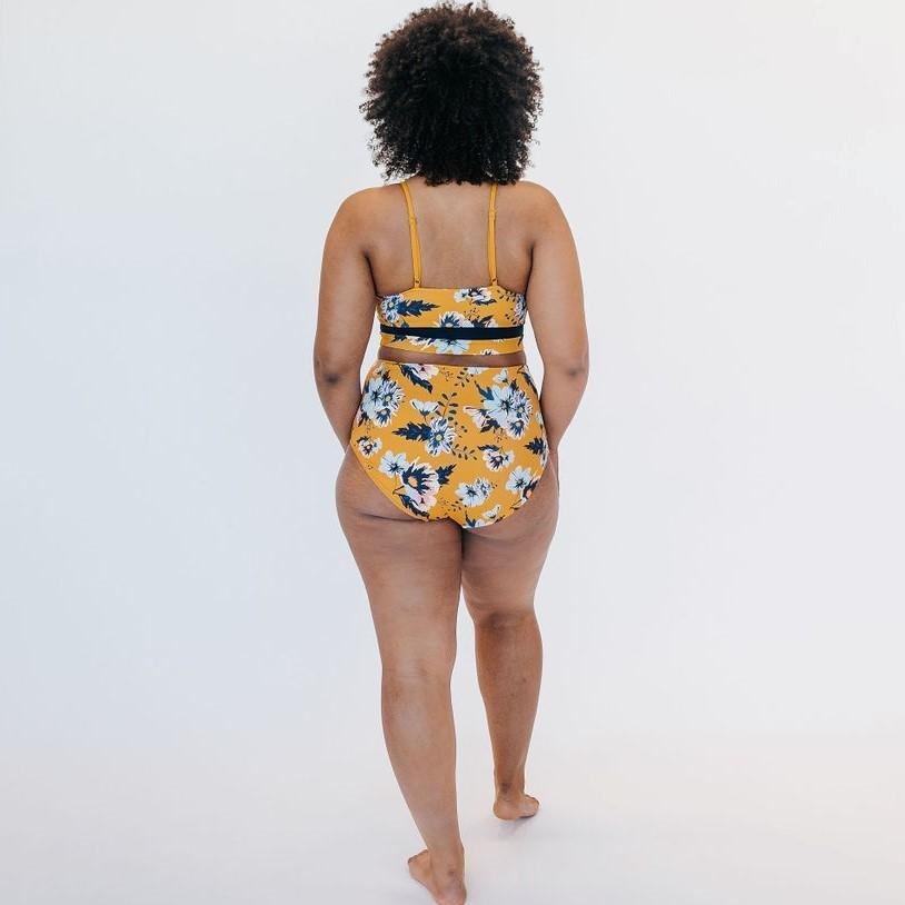 Page High Waisted Swim Bottoms - Wild Honey - Senita Athletics