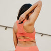 Perfect Pocket Sports Bra - Laser Cut Mango - Senita Athletics