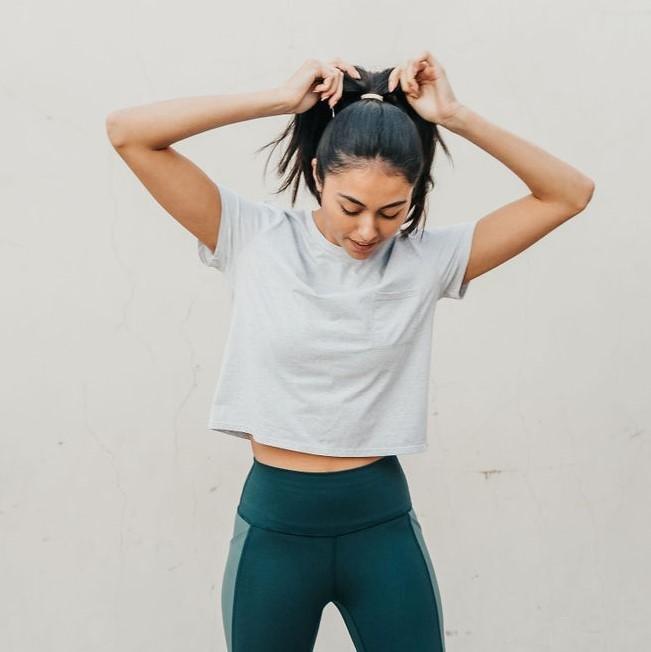 Pocket Tee - Heathered Gray - Senita Athletics