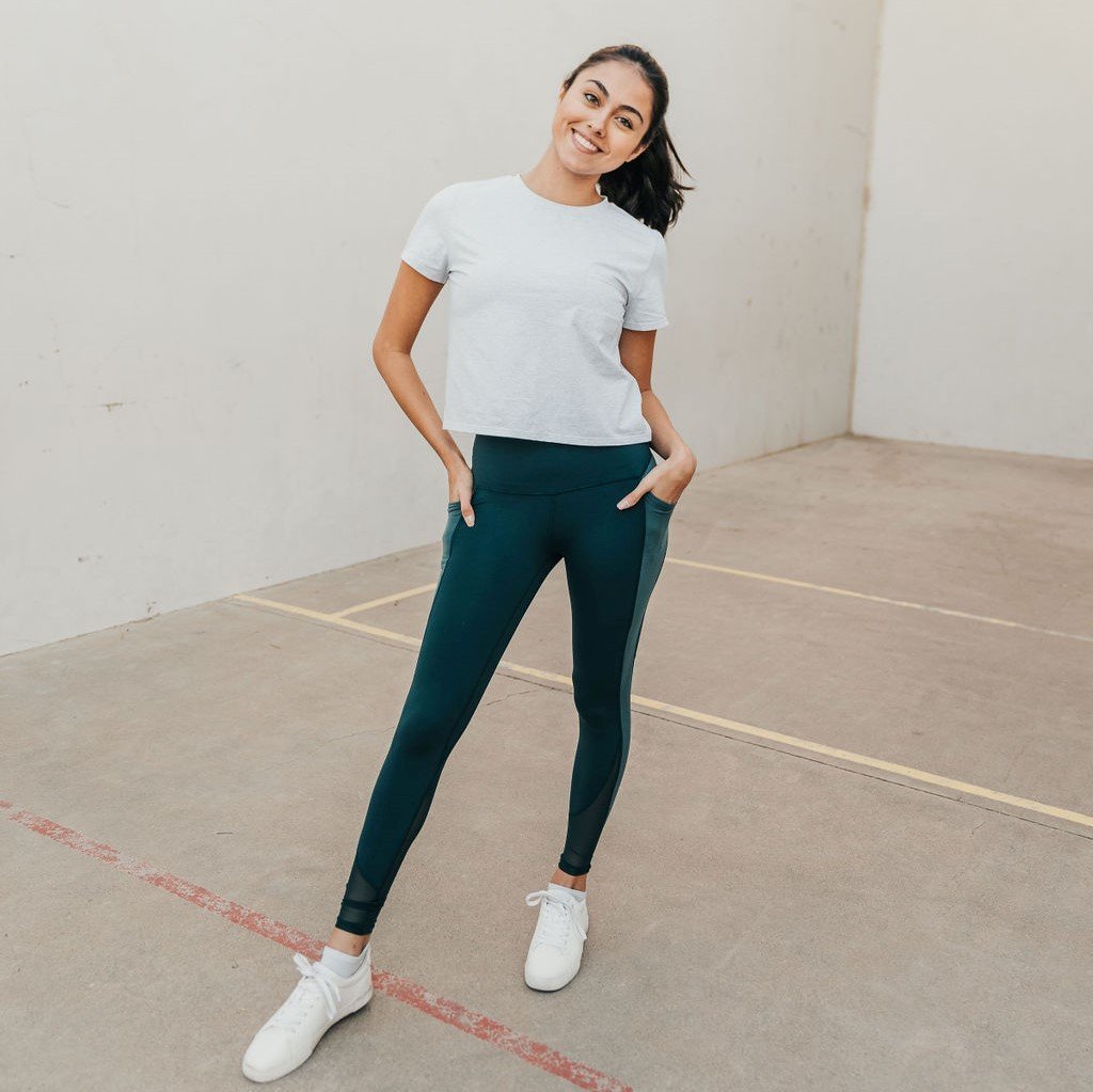 Pocket Tee - Heathered Gray - Senita Athletics
