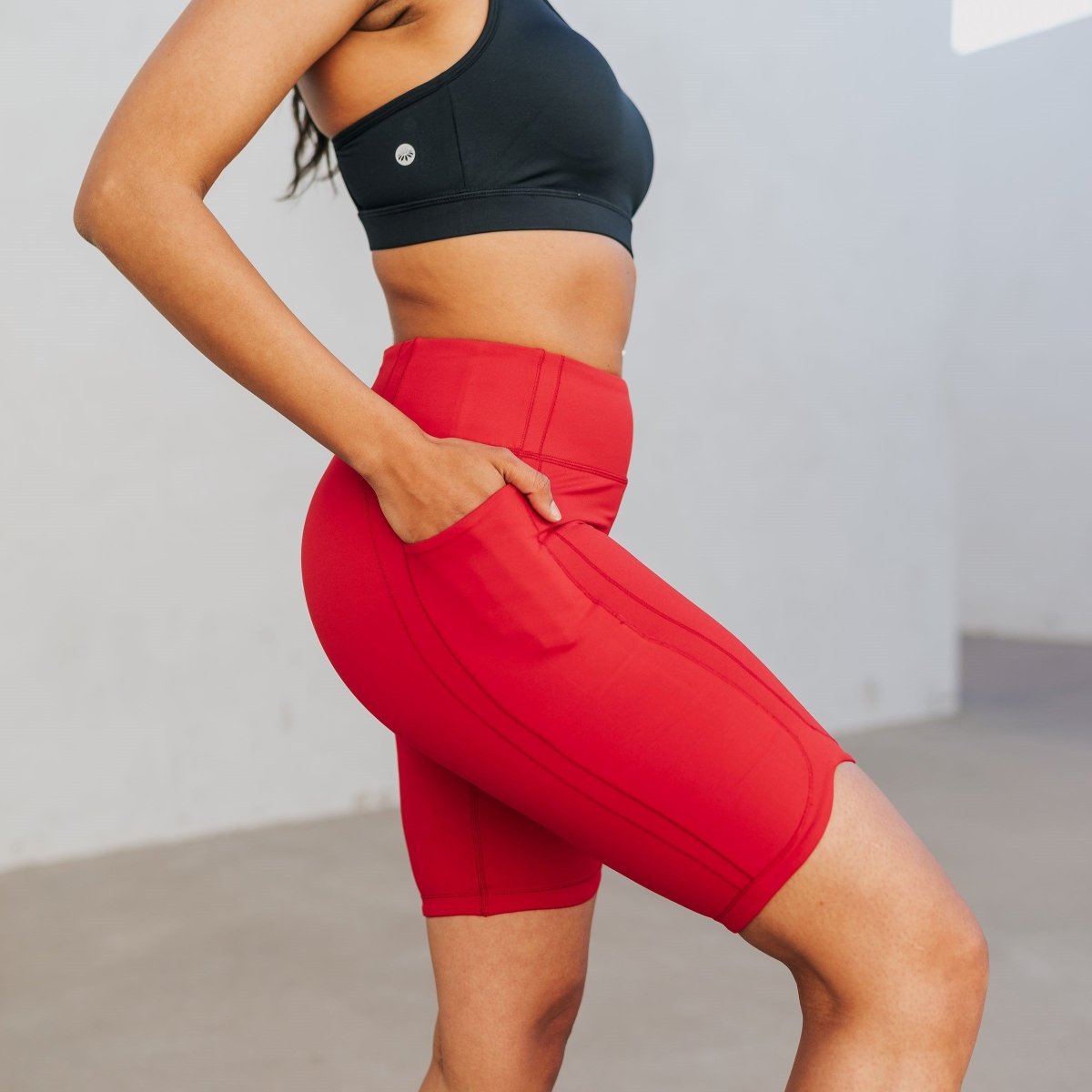 PR Shorts - Cherry - Senita Athletics