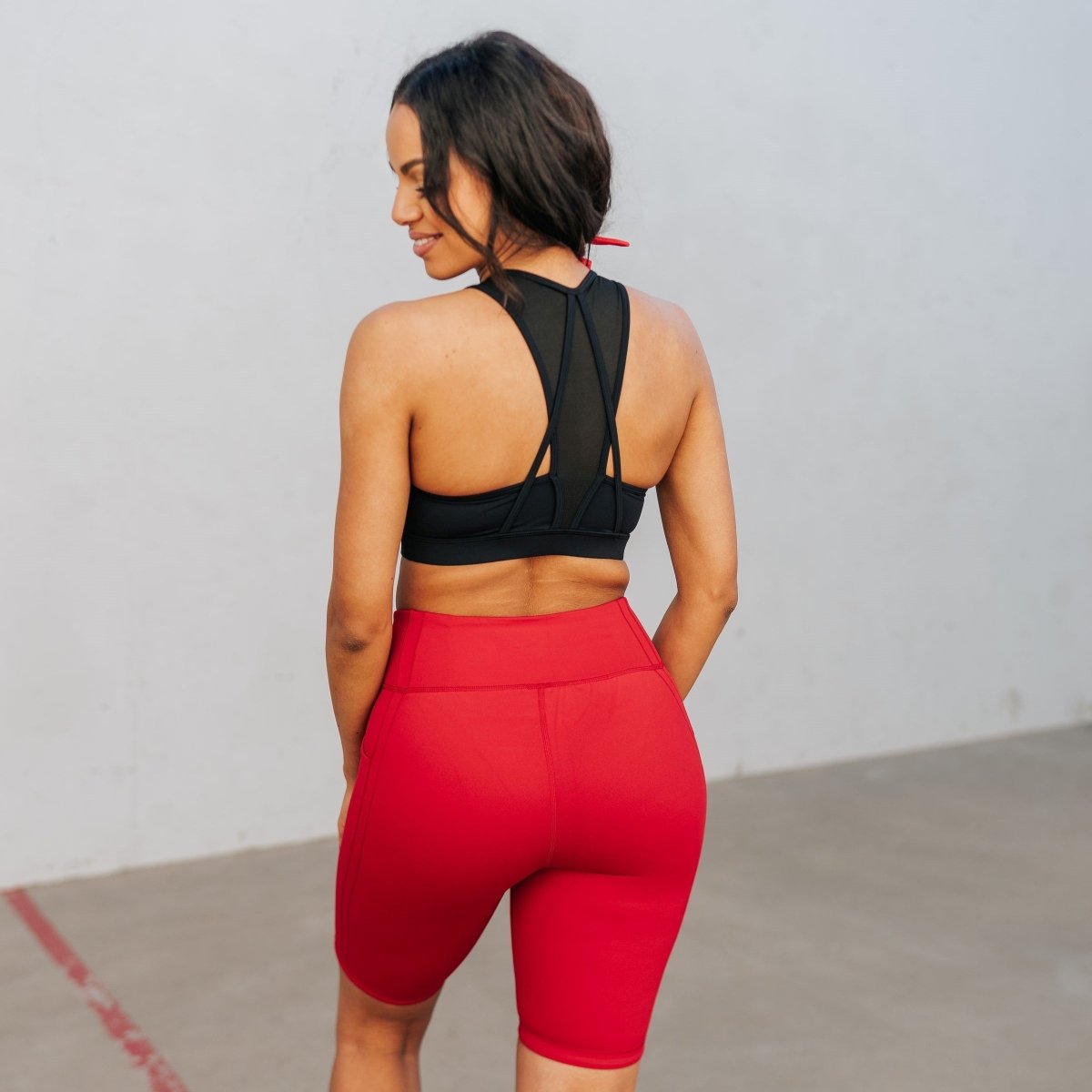 PR Shorts - Cherry - Senita Athletics