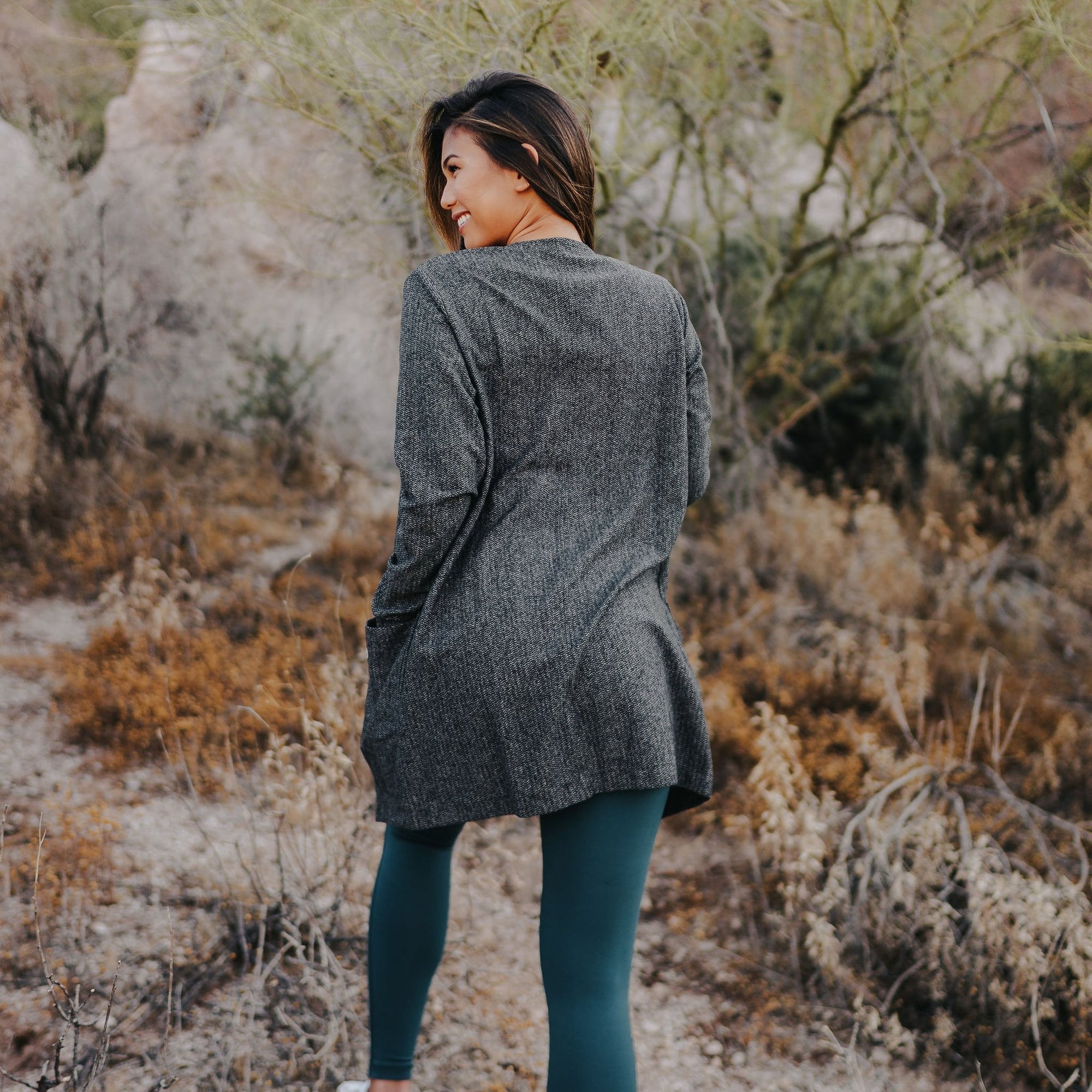Premium Cardigan - Black - Senita Athletics
