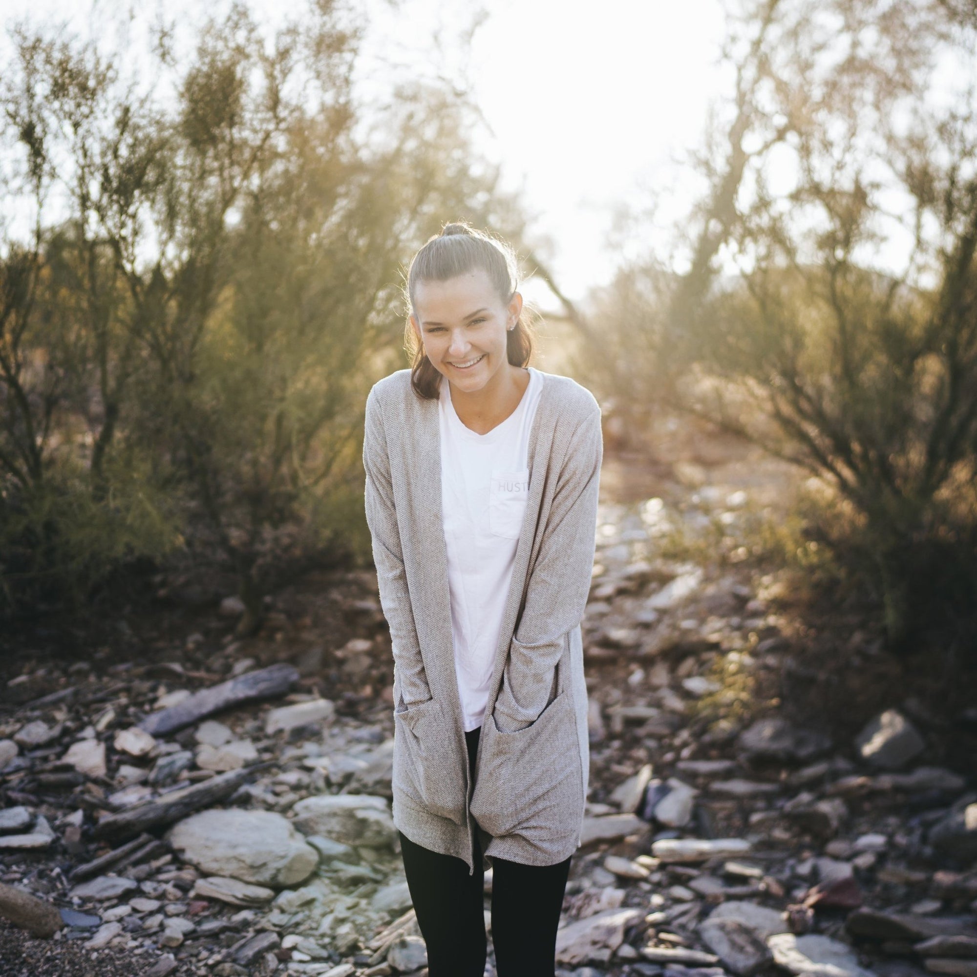 Premium Cardigan - Cozy Gray - Senita Athletics