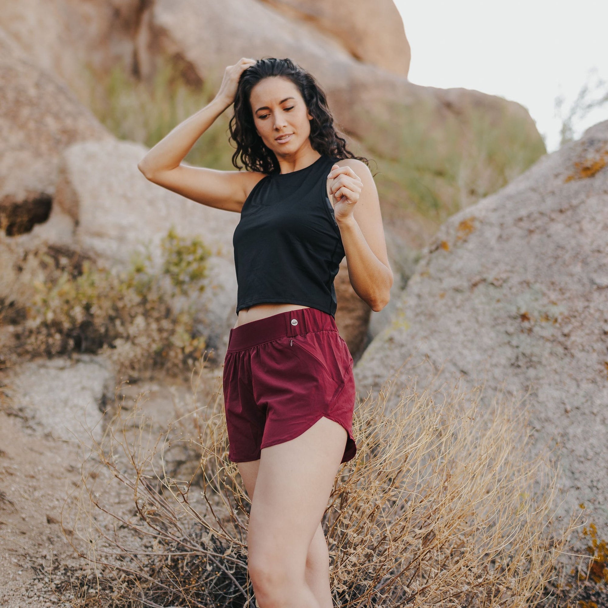 Prize Shorts 2 - Mulberry - Senita Athletics