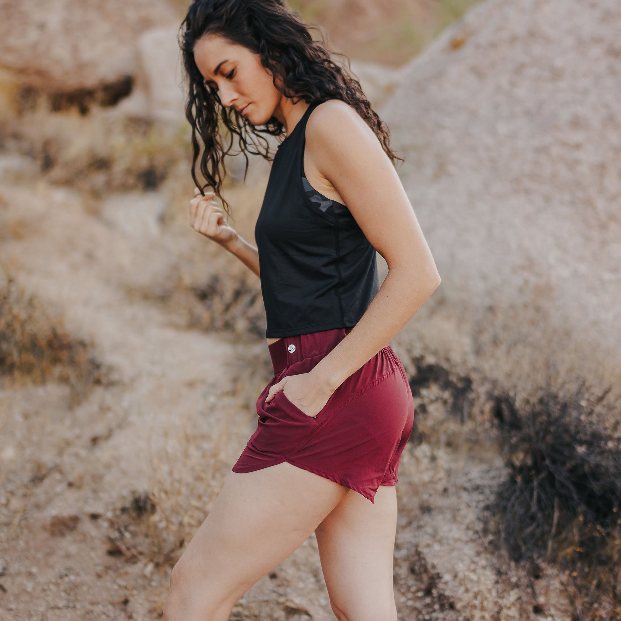Prize Shorts 2 - Mulberry - Senita Athletics