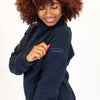 Quilted Lux Jacket - Navy - Senita Athletics