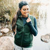 Quilted Vest - Evergreen - Senita Athletics