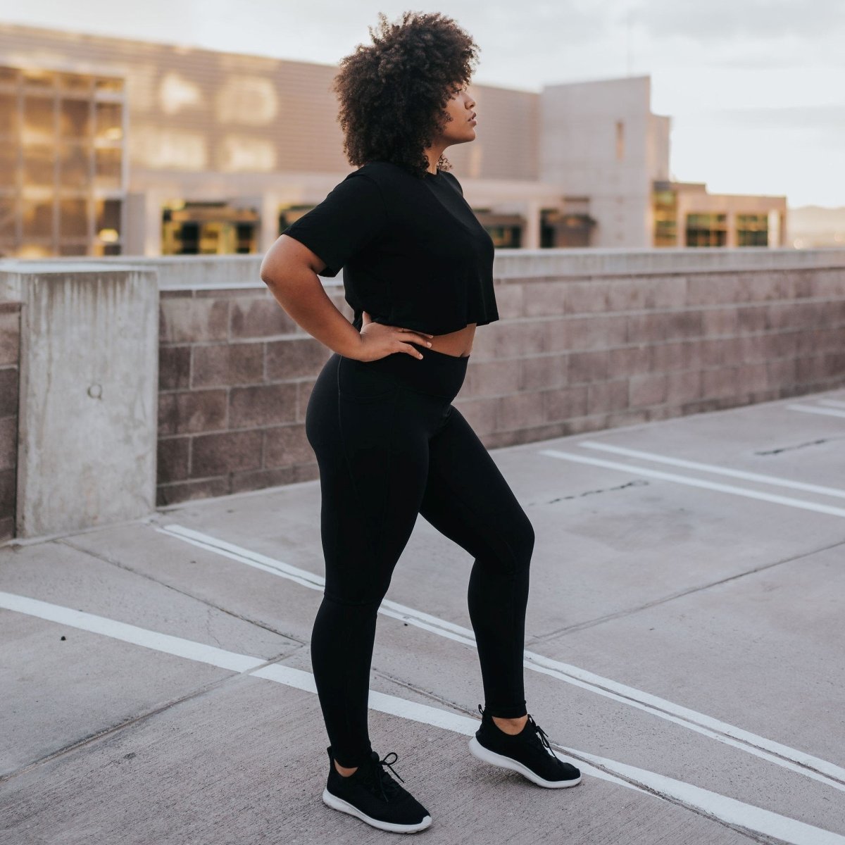 Ribbed Shakti Pants - Black - Senita Athletics