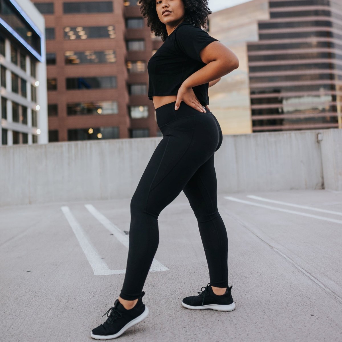 Ribbed Shakti Pants - Black - Senita Athletics