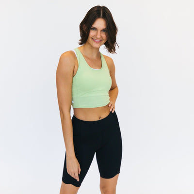 Sadie Crop Top - Matcha - Senita Athletics